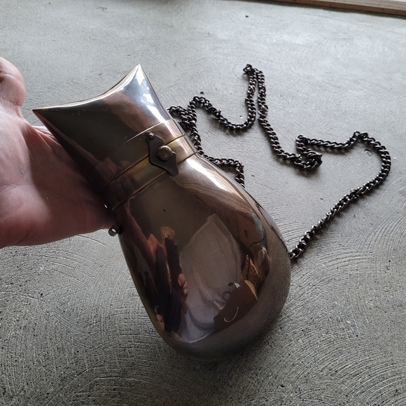 Solid aged brass bag unique only small qty made - Picture 8 of 10